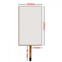 wire Resistive Touch Screen 10.1 inch تاچ اسکرین مقاومتی