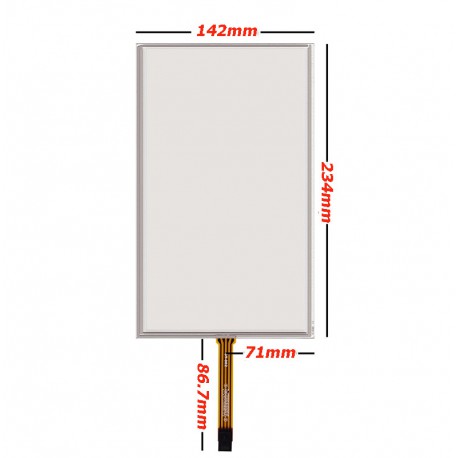 wire Resistive Touch Screen 10.1 inch تاچ اسکرین مقاومتی