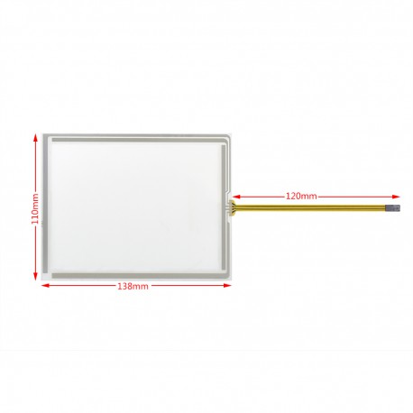 قیمت عالی wire Resistive Touch Screen 5 