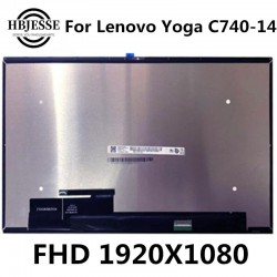 پنل ال سی دی لپ تاپ اسمبلی Laptop Yoga Lenovo 14-C740-14 B140HAN06.4 NV140FHM-N65