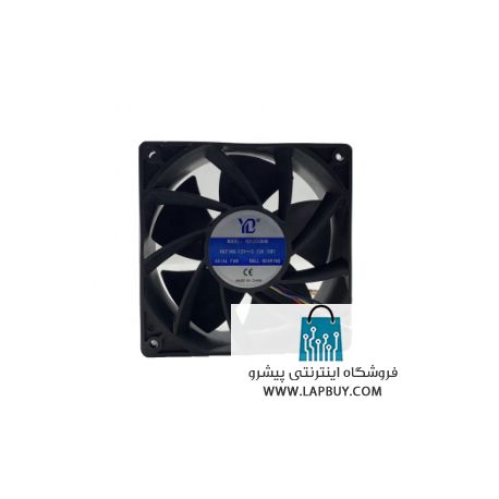 120x120x38 12V 3.12A ball bearing axial fan 4 pin 7000RPM Aixin Ebit Avalon miners YD12038HB فن ماینر