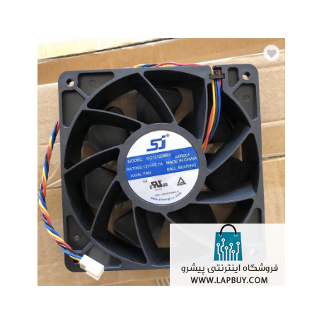 120x120x38 12V 2.8A ball bearing axial fan 6000RPM miner YD121238BS فن ماینر