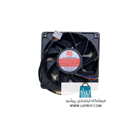 120x120x38 ball bearing axial fan 12V 3.3A 7000RPM YU1238H12B-6 miners Whatsminer Innosilicon فن ماینر
