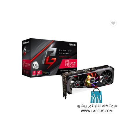 Asrock Graphics Card RX 5700xt 8GB Phantom Gaming GPU For Computer And Mining کارت گرافیک