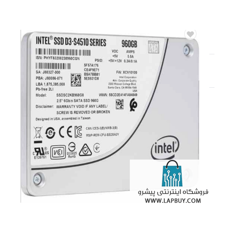 Intel SSD D3-S4510 Series Hard Drive 960GB 2.5in SATA هارد مخصوص سرور