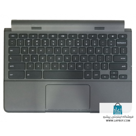 Dell Chromebook 11 3120 (P22T) قاب دور کیبرد لپ تاپ دل - به همراه کیبورد