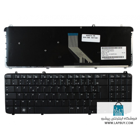 HP Pavilion DV6-1390 کیبورد لپ تاپ اچ پی