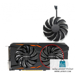 GPU Fan Gigabyte GeForce REDEON AORUS RX580/570 GIGABYTE GV-RX5 فن کارت گرافیک