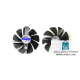 GPU Fan Sapphire NITRO RX480 8G RX 470 4G GDDR5 RX570 4G / 8G D5 RX580 8G OC فن کارت گرافیک