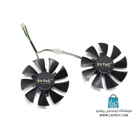 GPU Fan ZOTAC GeForce GTX 1060 AMP Edition GTX 1070 Mini فن کارت گرافیک