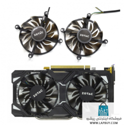 GPU Fan Zotac GTX1060 HA GeForce GTX 1060 6GD5 GTX960 4GD5 فن کارت گرافیک