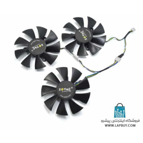 GPU Fan ZOTAC GTX 1060 -6GD5 GTX970 4G GTX 1070 MINI فن کارت گرافیک