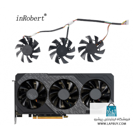 GPU Fan ASUS RX5700XT GTX 1660Ti 1660super RX 5700 XT TUF X3 فن کارت گرافیک