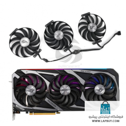 GPU Fan ASUS ROG STRIX RTX 3070 3080 Ti 3090 فن کارت گرافیک