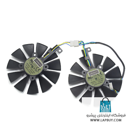 GPU Fan ASUS 1066 EX-GTX1070-O8G DUAL-RX480-O4G EX-RX570-O4G فن کارت گرافیک