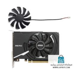GPU Fan MSI GeForce GTX1050Ti GT 1030 AERO ITX 2G OC RX 550 GTX 1650 AERO ITX 4G OC فن کارت گرافیک
