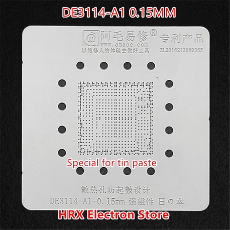 DE3114-A1 BGA Stencil For HD Set Top Box Chip شابلون