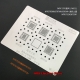 MU1 BGA Stencil For MT6795W MT6797W MT6595 MT6732 MT6750 CPU Direct Heating 0.12mm شابلون