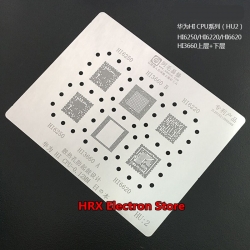 HU:2 BGA Stencil HI6250 HI6220 HI6620 HI3660 0.12mm شابلون