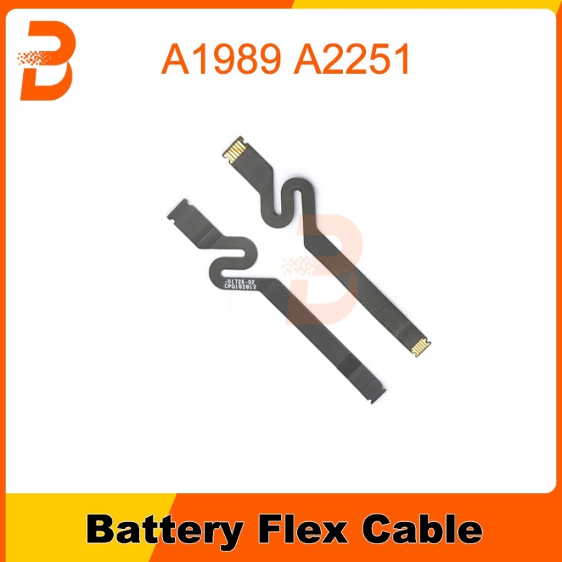 A1989 Trackpad Replacement For MacBook Pro 13" 2018-2019 - Silver Touchpad With Flex Cable